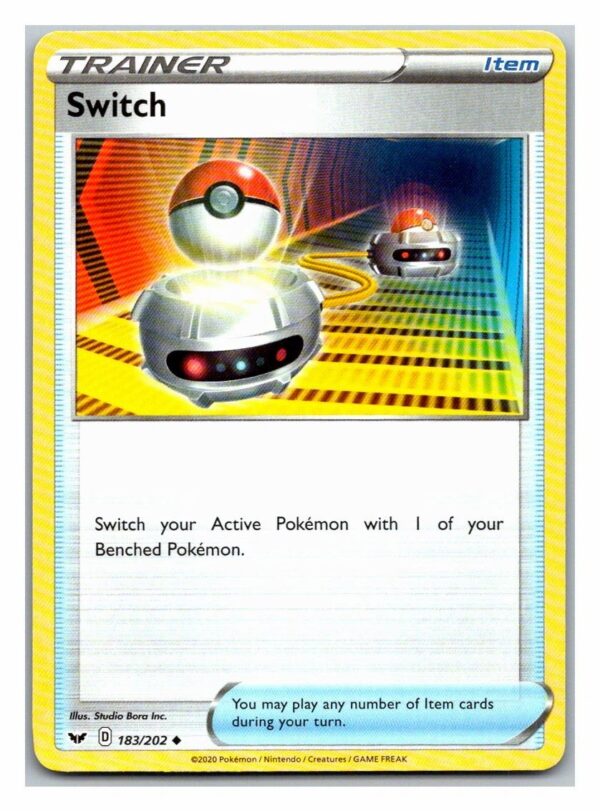 Switch 183/202 Sword and Shield (Uncommon) (Exc Condition)