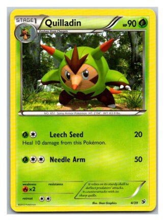 Quilladin 4/39 XY Kalos Starter Kit (Non-Holo) (Excellent Condition)
