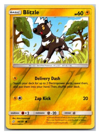 Blitzle 44/181 Team Up (Reverse Holo) (Exc Condition)