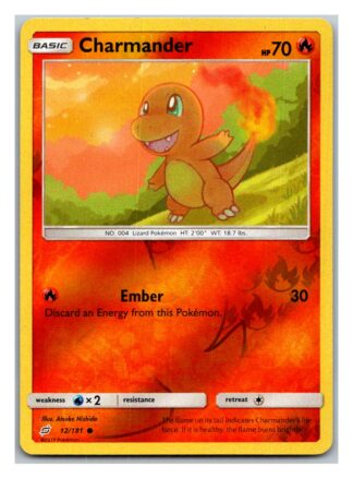 Charmander 12/181 Team Up (Reverse Holo) (Exc Condition)