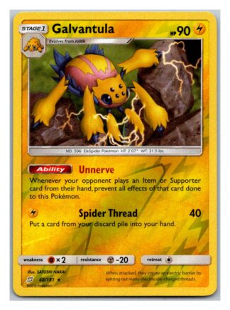 Galvantula 48/181 Team Up (Reverse Holo) (Exc Condition)