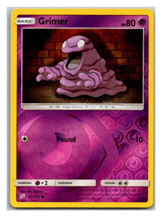 Grimer 62/181 Team Up (Reverse Holo) (Exc Condition)