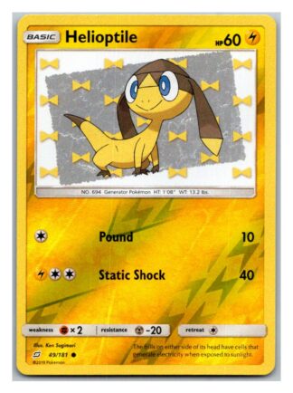 Helioptile 49/181 Team Up (Reverse Holo) (Exc Condition)