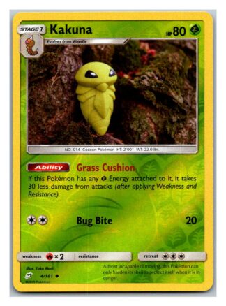Kakuna 4/181 Team Up (Reverse Holo) (Exc Condition)
