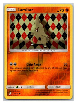 Larvitar 79/181 Team Up (Reverse Holo) (Exc Condition)