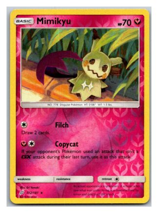 Mimikyu 112/181 Team Up (Reverse Holo) (Exc Condition)