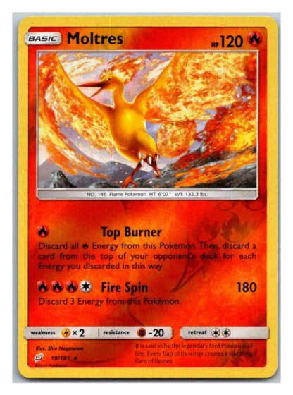 Moltres 19/181 Team Up (Reverse Holo) (Exc Condition)