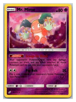 Mr. Mime 66/181 Team Up (Reverse Holo) (Exc Condition)