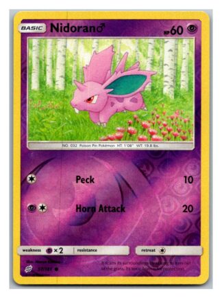 Nidoran 57/181 Team Up (Reverse Holo) (Exc Condition)
