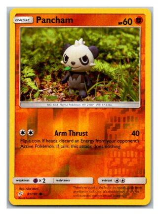 Pancham 81/181 Team Up (Reverse Holo) (Exc Condition)