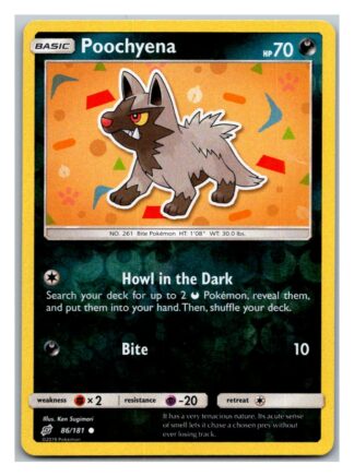 Poochyena 86/181 Team Up (Reverse Holo) (Exc Condition)