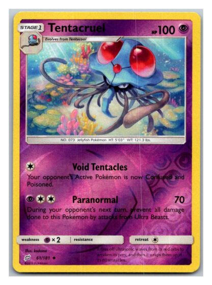 Tentacruel 61/181 Team Up (Reverse Holo) (Exc Condition)