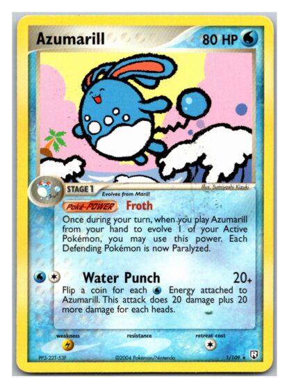Azumarill 1/109 Team Rocket Returns (Rare Theme Deck) (LP Condition)