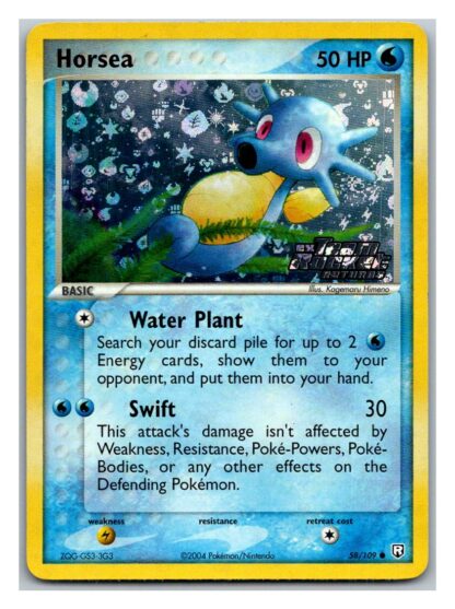 Horsea 58/109 Team Rocket Returns (Reverse Holo) (LP Condition)