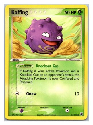 Koffing 61/109 Team Rocket Returns (Common) (Exc Condition)