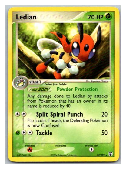 Ledian 23/109 Team Rocket Returns (Rare) (Exc Condition)