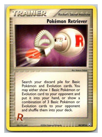 Pokemon Retriever 84/109 Team Rocket Returns (Uncommon) (Exc Condition)