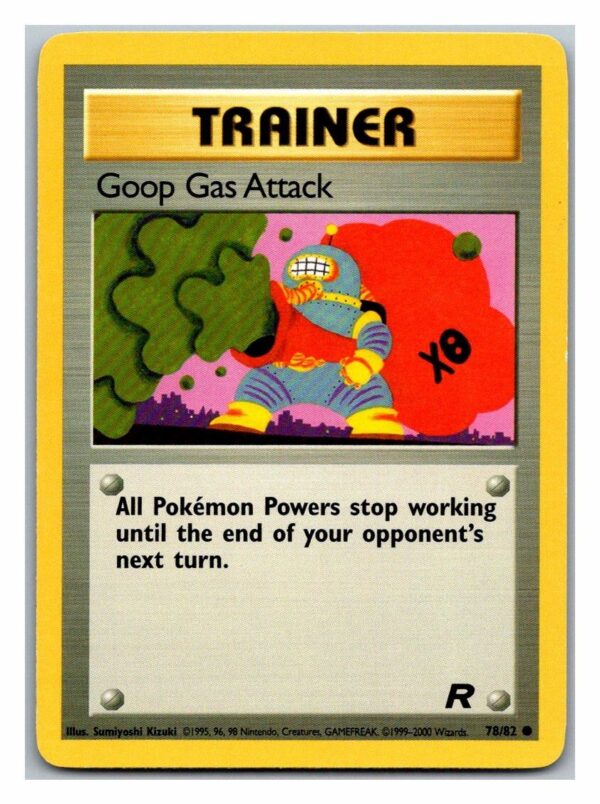 Goop Gas Attack 78/82 Team Rocket (Common) (Unlimited Lightly Played Condition)