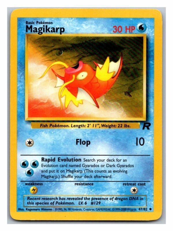 Magikarp 47/82 Team Rocket (Uncommon) (Unlimited Played Condition)