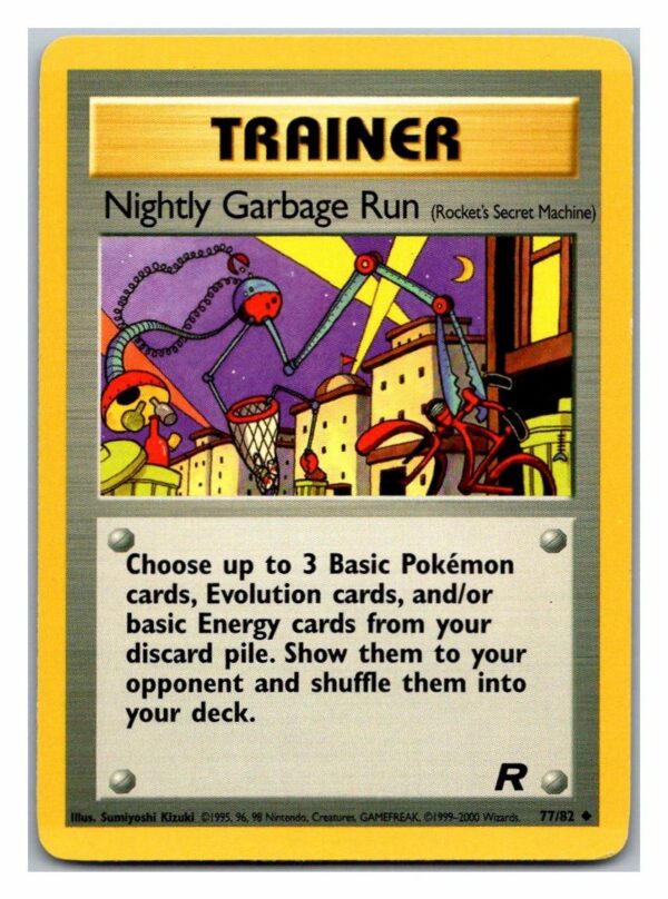 Nightly Garbage Run 77/82 Team Rocket (Uncommon) (Unlimited Excellent Condition)