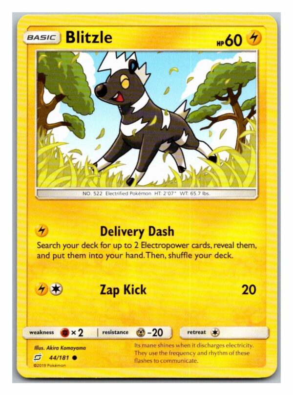 Blitzle 44/181 Team Up (Common) (Exc Condition)