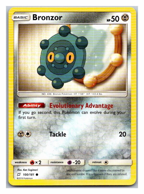 Bronzor 100/181 Team Up (Common) (Exc Condition)