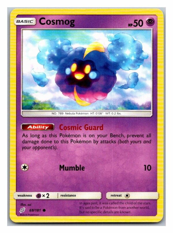 Cosmog 69/181 Team Up (Common) (Exc Condition)