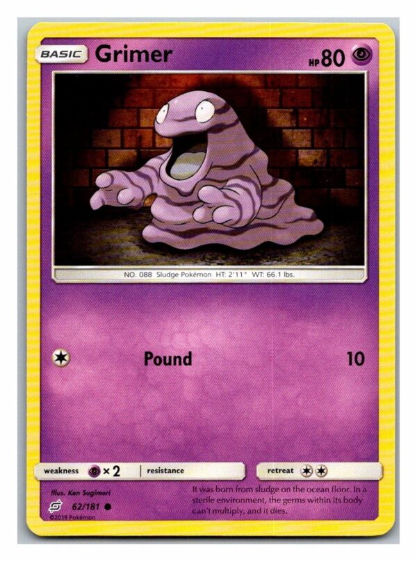 Grimer 62/181 Team Up (Common) (Exc Condition)