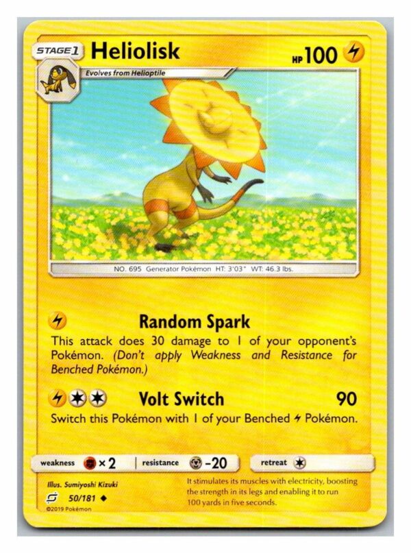 Heliolisk 50/181 Team Up (Uncommon) (Exc Condition)