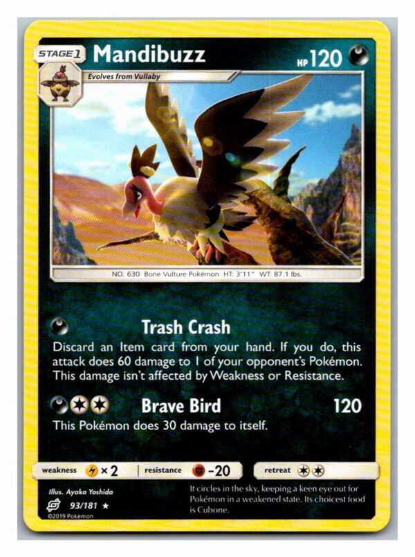 Mandibuzz 93/181 Team Up (Rare) (Exc Condition)