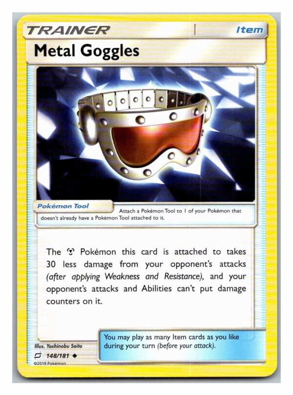Metal Goggles 148/181 Team Up (Uncommon) (Exc Condition)