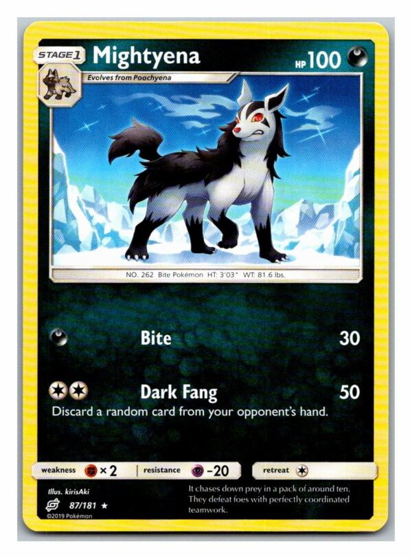Mightyena 87/181 Team Up (Rare) (Exc Condition)