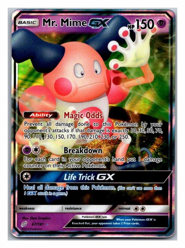 Mr. Mime GX 67/181 Team Up (Ultra Rare) (Exc Condition)