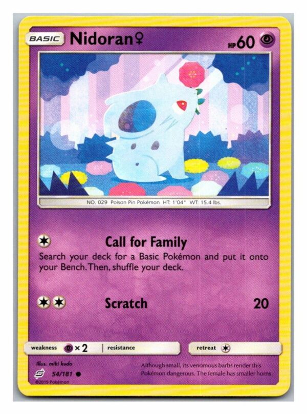 Nidoran 54/181 Team Up (Common) (Exc Condition)