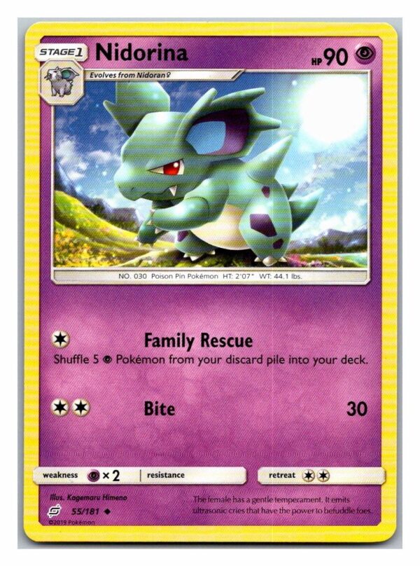 Nidorina 55/181 Team Up (Uncommon) (Exc Condition)
