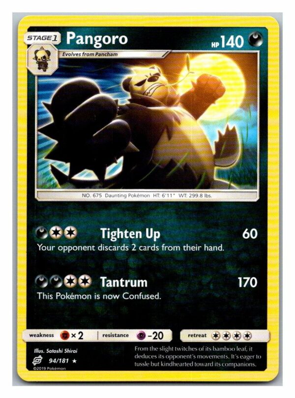 Pangoro 94/181 Team Up (Rare) (Exc Condition)
