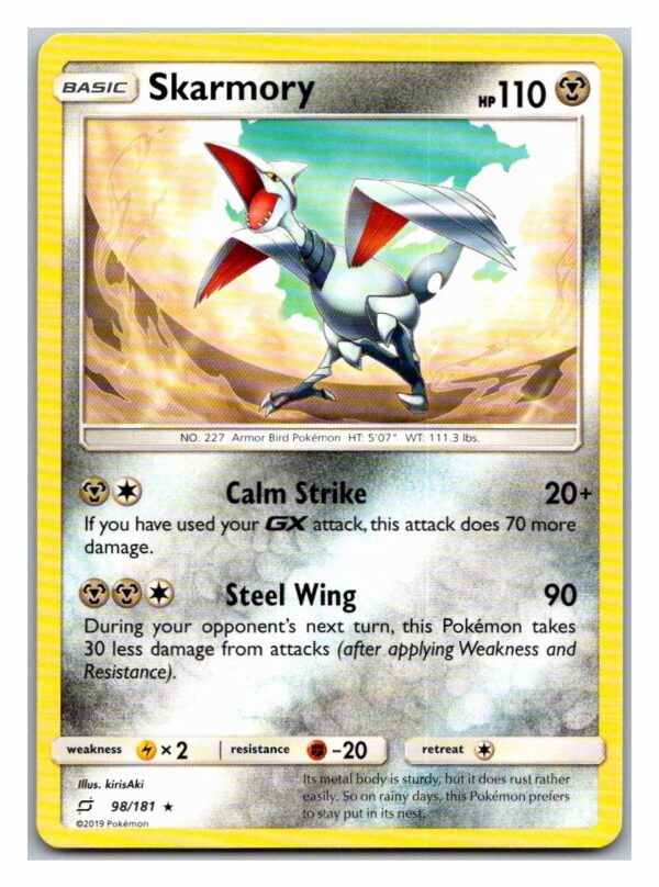 Skarmory 98/181 Team Up (Rare) (Exc Condition)