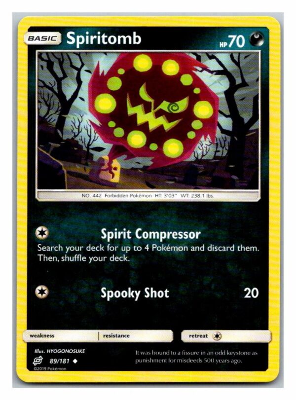 Spiritomb 89/181 Team Up (Uncommon) (Exc Condition)