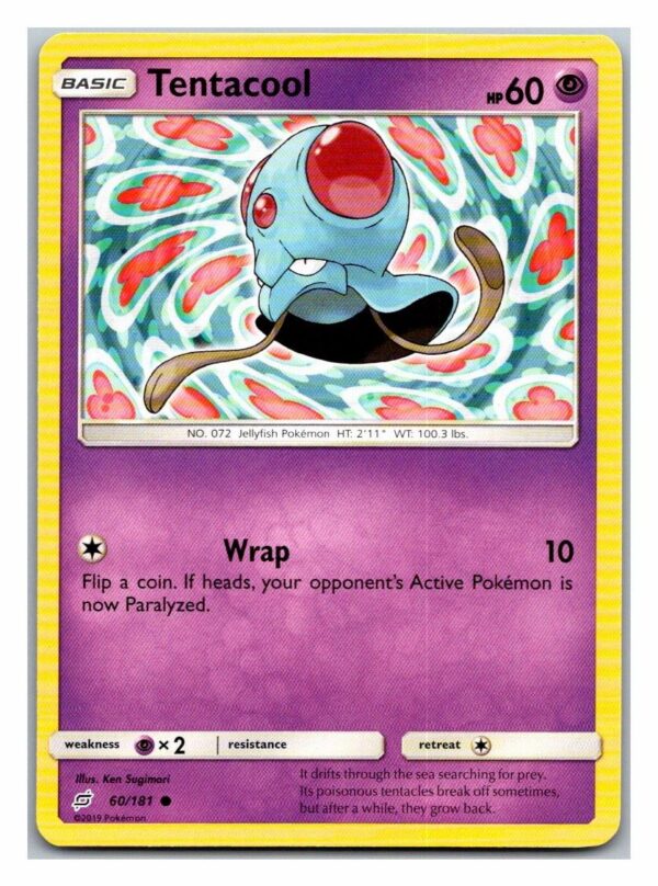 Tentacool 60/181 Team Up (Common) (Exc Condition)