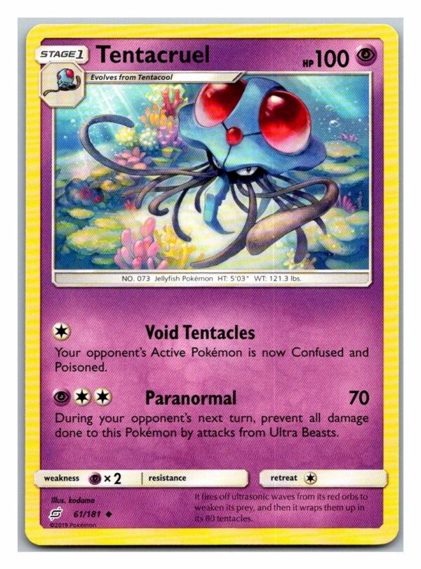 Tentacruel 61/181 Team Up (Uncommon) (Exc Condition)
