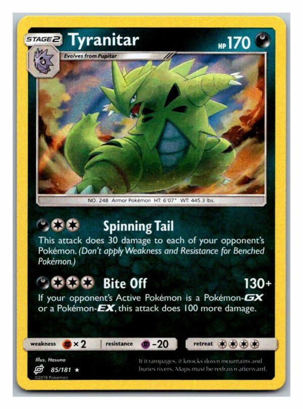Tyranitar 85/181 Team Up (Holo) (Exc Condition)