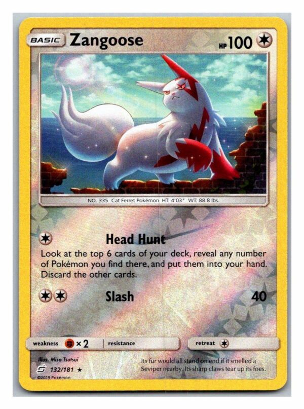 Zangoose 132/181 Team Up (Holo) (Exc Condition)