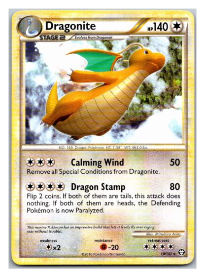 Dragonite 18/102 Triumphant (Rare) (LP Condition)