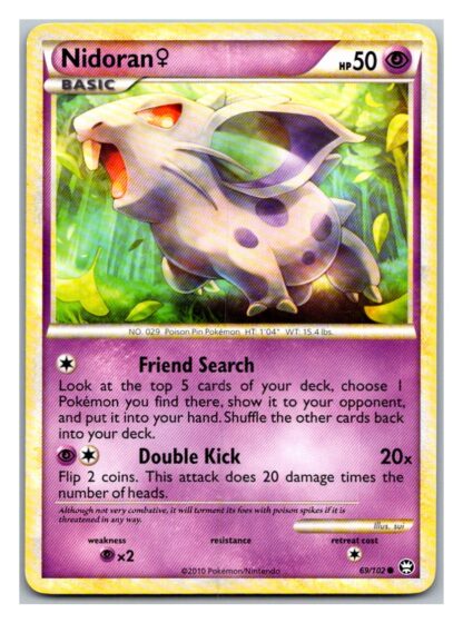 Nidoran 69/102 Triumphant (Common) (LP Condition)