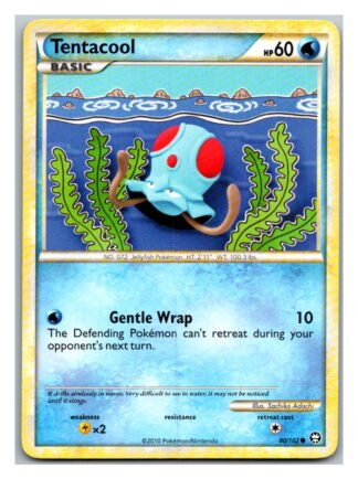Tentacool 80/102 Triumphant (Common) (LP Condition)