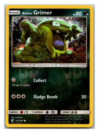 Alolan Grimer 127/236 Unified Minds (Reverse Holo) (Exc Condition)