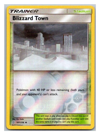 Blizzard Town 187/236 Unified Minds (Reverse Holo) (Exc Condition)