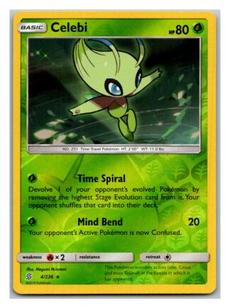 Celebi 4/236 Unified Minds (Reverse Holo) (Exc Condition)