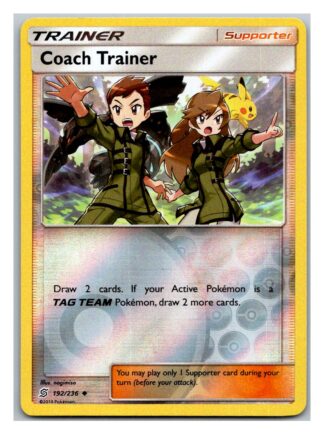 Coach Trainer 192/236 Unified Minds (Reverse Holo) (Exc Condition)