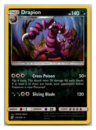 Drapion 134/236 Unified Minds (Reverse Holo) (Exc Condition)